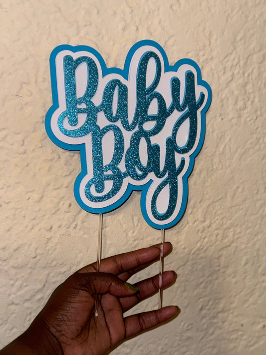 Baby Boy Cake Topper