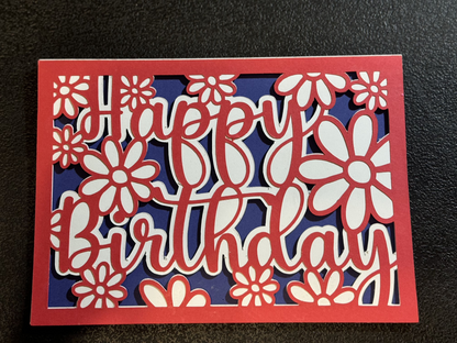 Happy Birthday 3D card