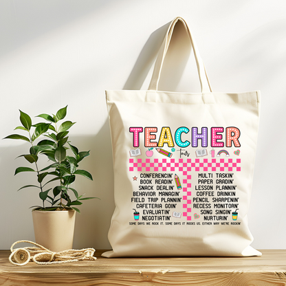 Teacher Tour Tote Bag