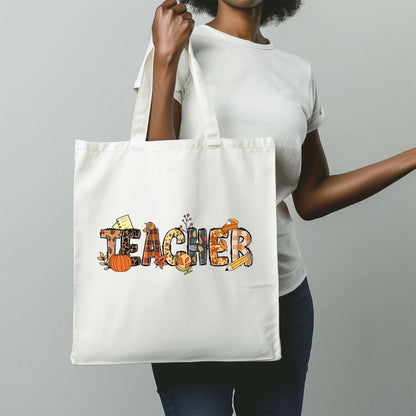 Fall Teacher Tote Bag